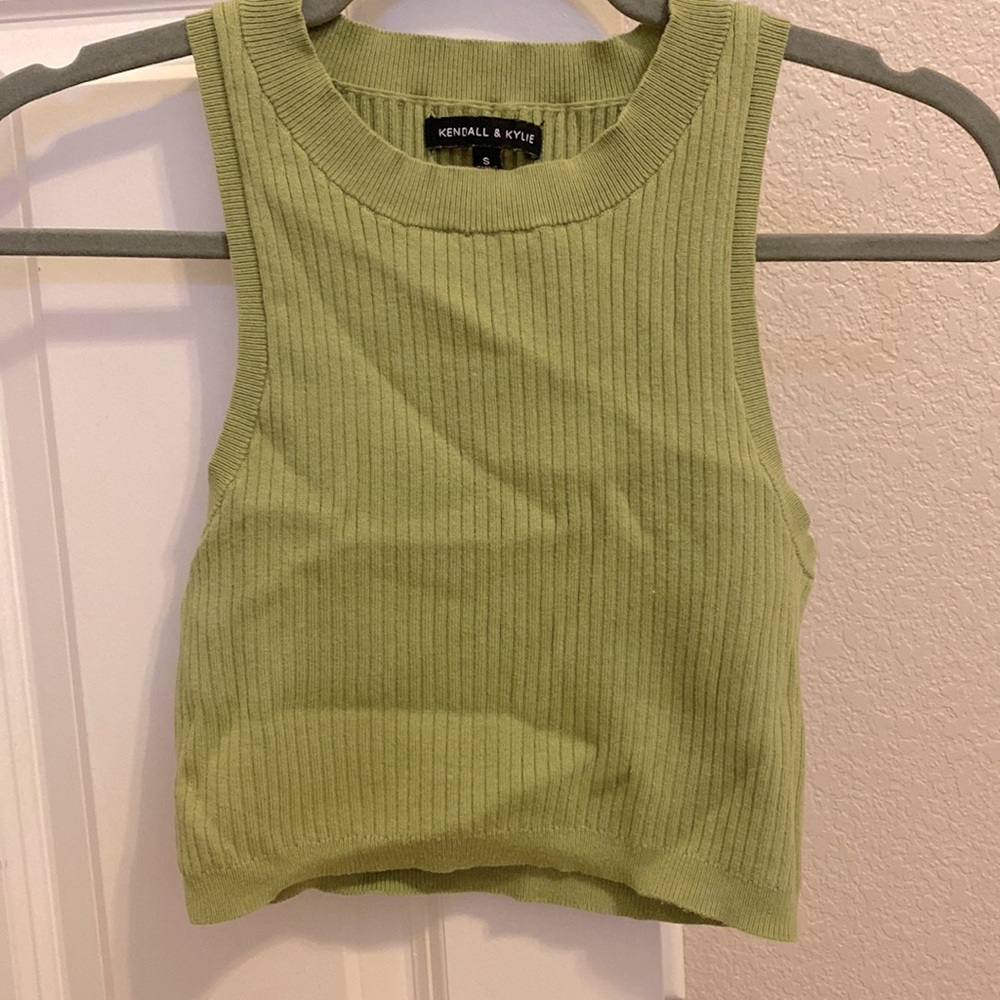 ribbed cropped tank